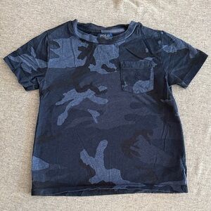 Polo by Ralph Lauren Navy Blue Camo Pocket Tee - 5